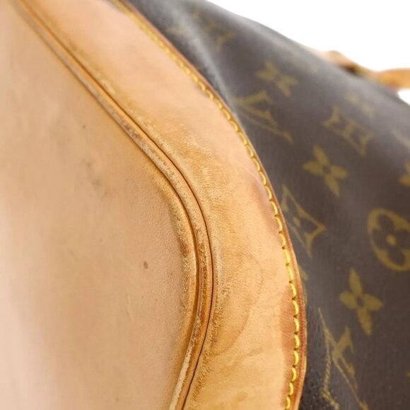 181380BT (S6) Louis Vuitton Satchel Bag Alma Brown Monogram - Picture 6 of 10